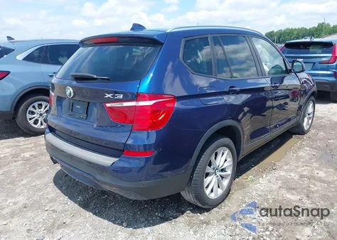 2016 BMW X3 xDrive28I z USA, uszkodzony, nr VIN 5UXWX9C56G0D86873